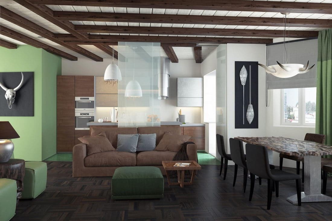 Дизайн интерьера однокомнатной квартиры - студия архитектуры и дизайна интерьера Anna Shats