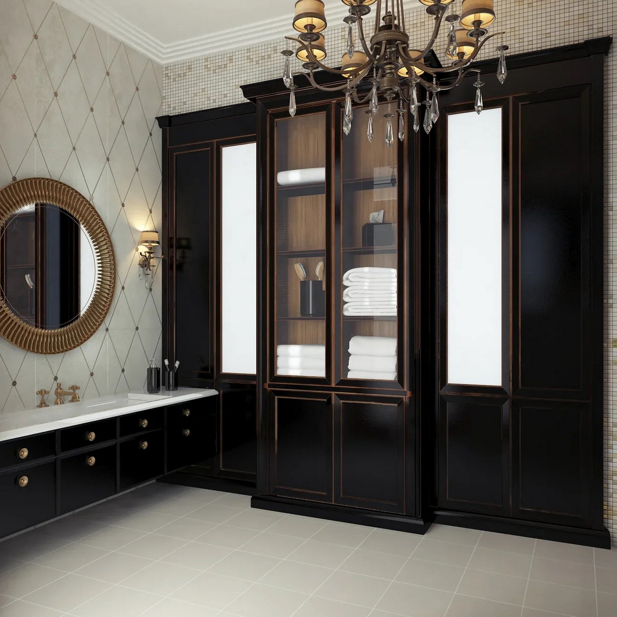 Дизайн интерьера ванной комнаты - студия архитектуры и дизайна интерьера Schatz Anna