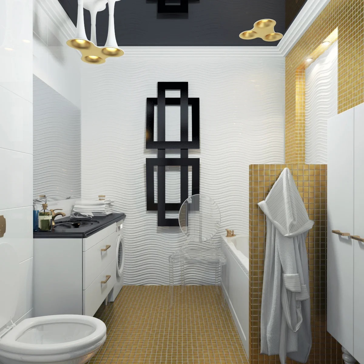 Дизайн интерьера ванной комнаты - студия архитектуры и дизайна интерьера Анна Шац