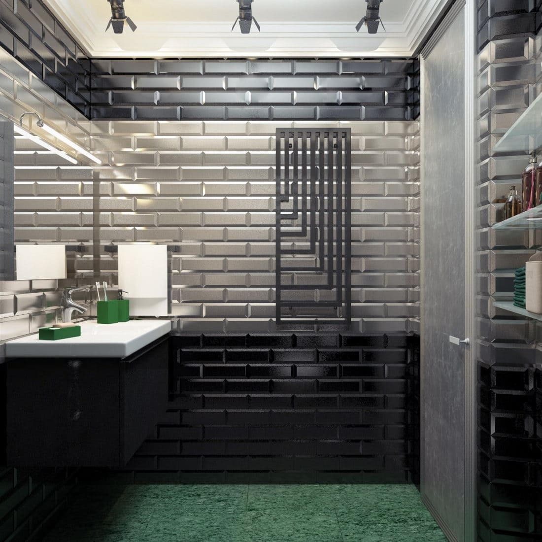 Проект ванной комнаты Хабаровск Москва Владивосток СПБ - студия архитектуры и дизайна интерьера Анна Шац
